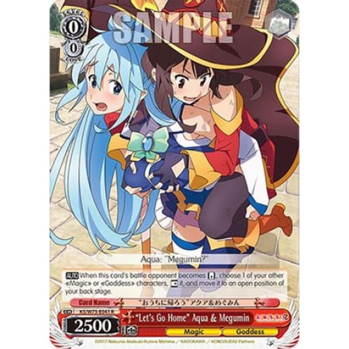 "Let's Go Home" Aqua & Megumin (KONOSUBA -GOD’S BLESSING ON THIS WONDERFUL WORLD! RE:EDIT) R