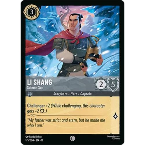 Li Shang - Solemn Son (175/204) - Winterspell Cold Foil