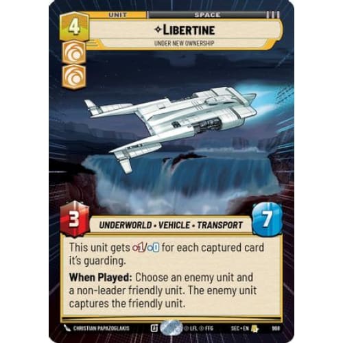 Libertine - Under New Ownership (Hyperspace Foil) (968)  Foil