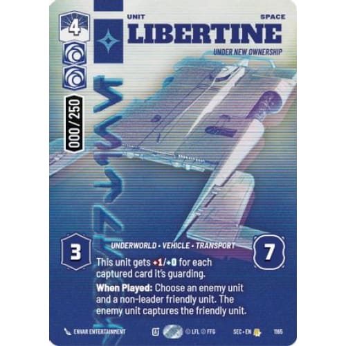 Libertine - Under New Ownership (Serialized) (1165)  Foil