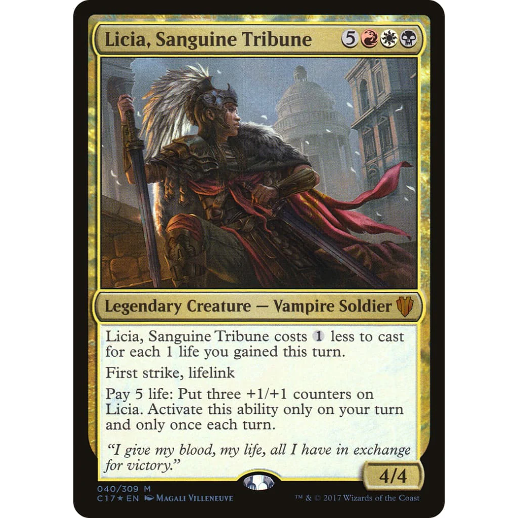 Licia, Sanguine Tribune (C17-040) Foil