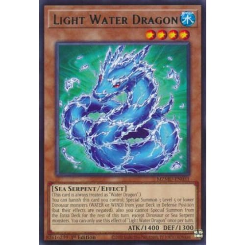 Light Water Dragon - MZMU-EN031 Rare 1st Edition