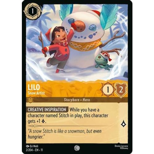 Lilo - Snow Artist (2/204) - Winterspell