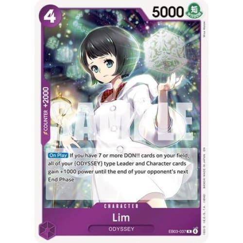 Lim EB03-037 R Extra Booster: One Piece Heroines Edition  Foil