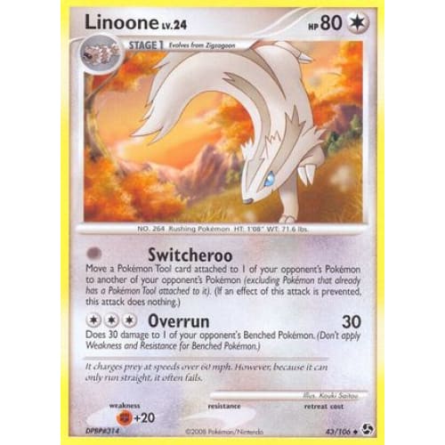 Linoone (43) Uncommon Reverse Holofoil