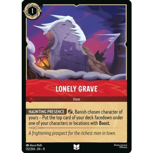 Lonely Grave (132/204) - Winterspell Cold Foil