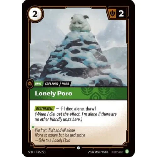 Lonely Poro (036/221) - Spiritforged Foil