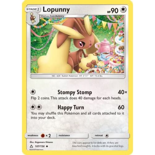 Lopunny (107) Uncommon Reverse Holofoil