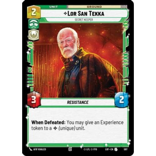 Lor San Tekka - Secret Keeper (Foil) (597)  Foil