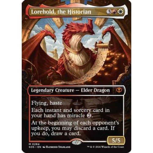 Lorehold, the Historian (Borderless) (SOS-284) Foil