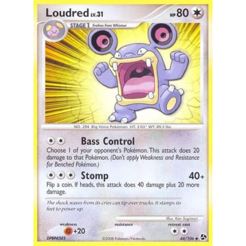 Loudred (44) Uncommon Reverse Holofoil