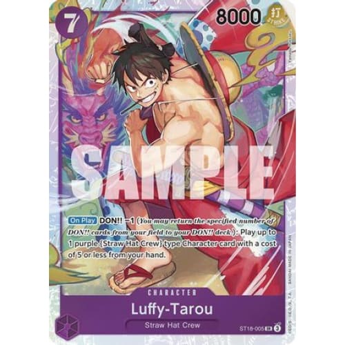 Luffy-Tarou ST18-005 SR Starter Deck 18: PURPLE Monkey.D.Luffy  Foil