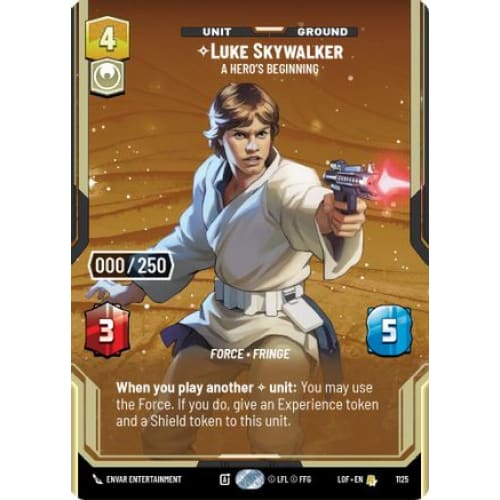 Luke Skywalker - A Hero's Beginning (Serialized) (1125)  Foil