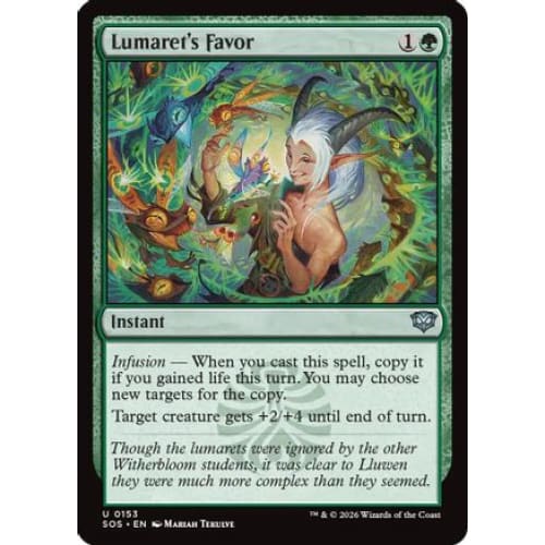 Lumaret's Favor (SOS-153) Foil