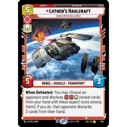 Luthen's Haulcraft - Countermeasures Armed (Foil) (663)  Foil