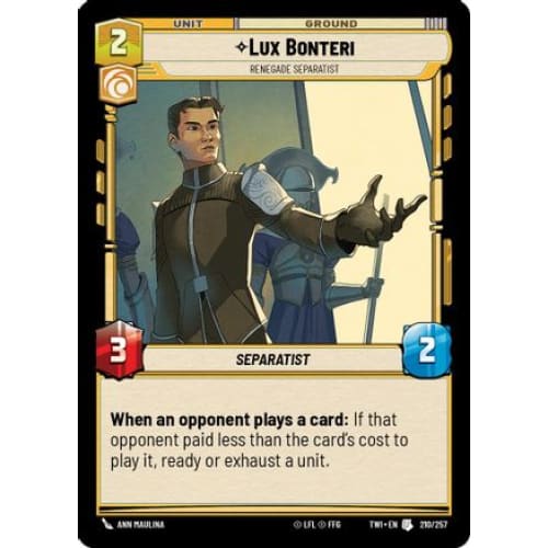 Lux Bonteri - Renegade Separatist (210/257)