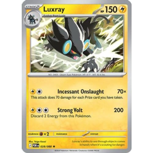 Luxray (28) Rare Classic Holofoil