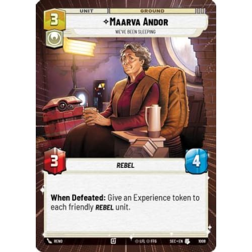 Maarva Andor - We've Been Sleeping (Hyperspace Foil) (1008)  Foil