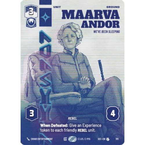 Maarva Andor - We've Been Sleeping (Prestige Foil) (1111)  Foil