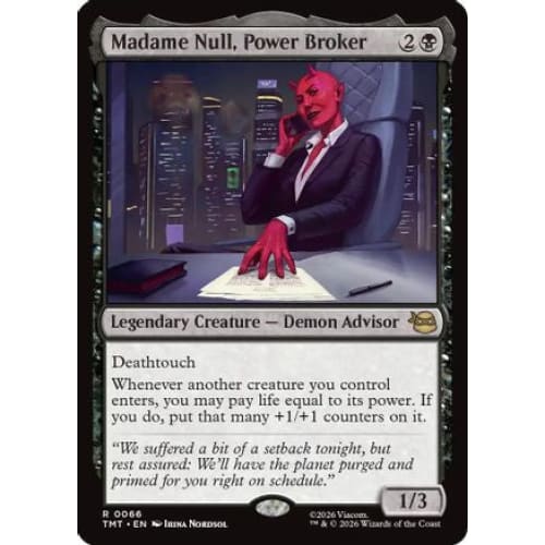 Madame Null, Power Broker (TMT-066) Foil