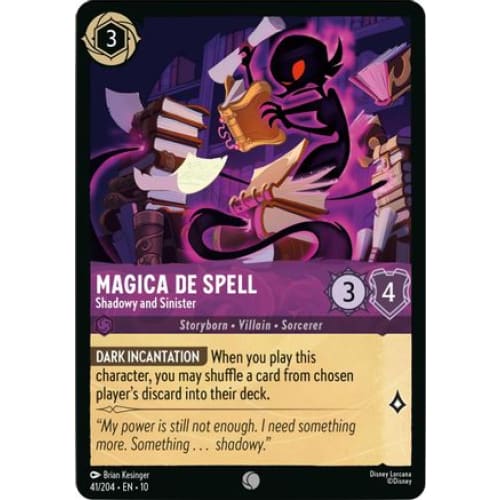 Magica De Spell - Shadowy and Sinister (41/204) - Whispers in the Well