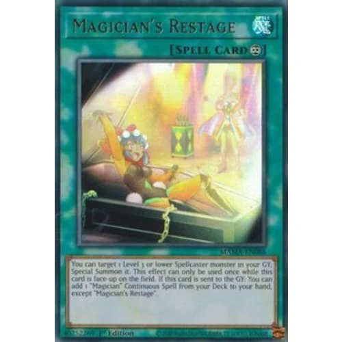 Magician's Restage - MAMA-EN086 Ultra Rare 1st Edition