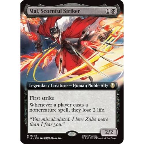 Mai, Scornful Striker (Extended Art) (TLA-374)