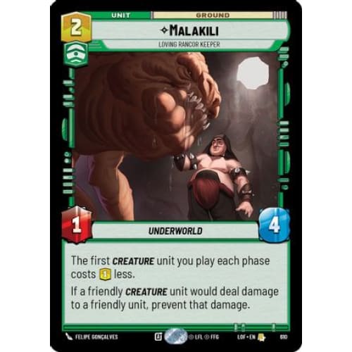 Malakili - Loving Rancor Keeper (Foil) (610)  Foil