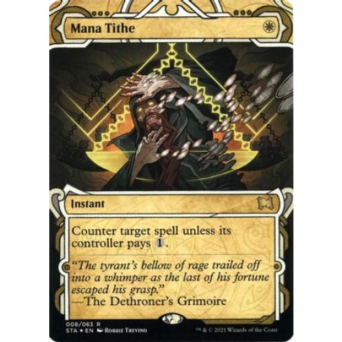 Mana Tithe (Foil Etched) (STA-008) (Borderless) Foil