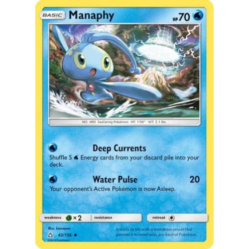 Manaphy (42) Uncommon Reverse Holofoil