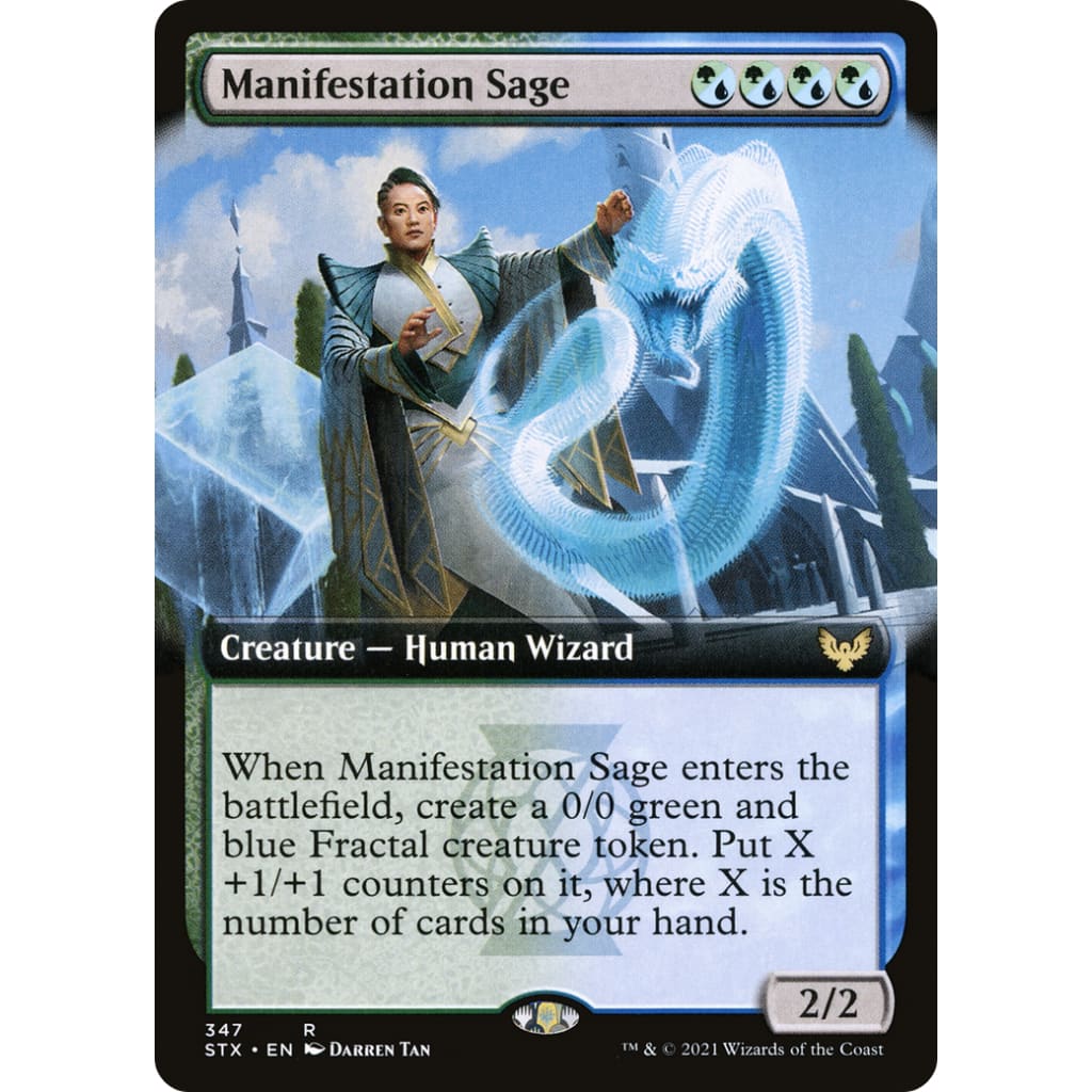 Manifestation Sage (Extended Art) (STX-347): (Extended Art) Foil