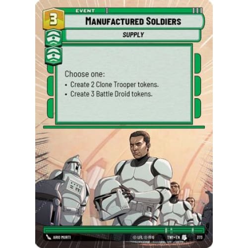 Manufactured Soldiers (Hyperspace) (373)  Foil