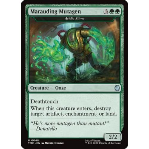 Marauding Mutagen - Acidic Slime (TMC-048) Foil