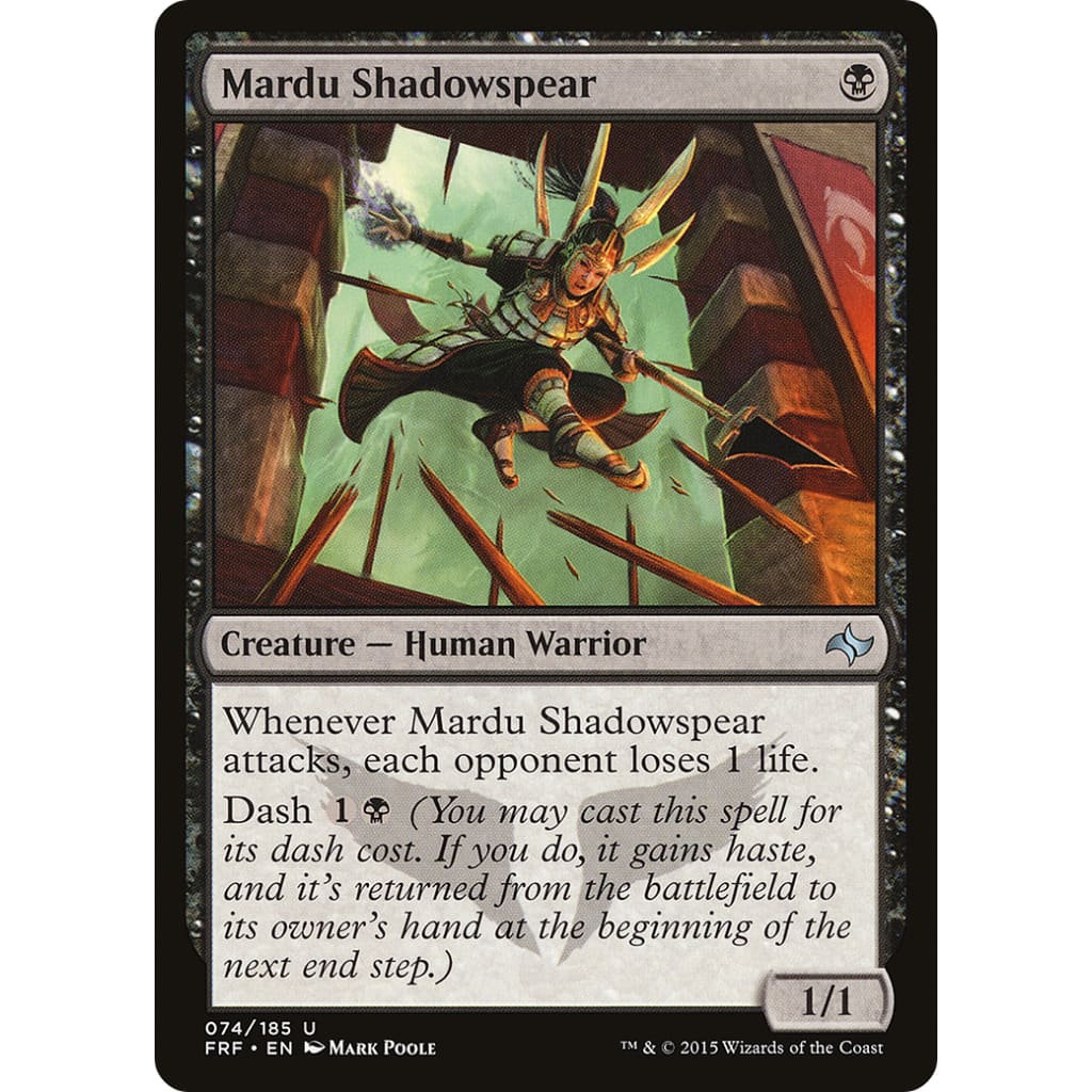 Mardu Shadowspear (FRF-074) Foil