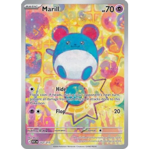Marill - 232/217 (232) Illustration Rare Holofoil