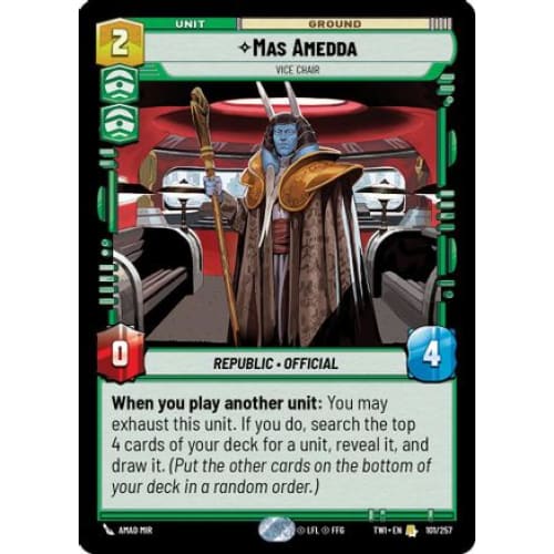 Mas Amedda - Vice Chair (101/257)  Foil