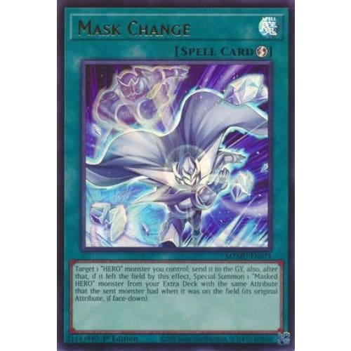 Mask Change - MZMU-EN071 Ultra Rare 1st Edition