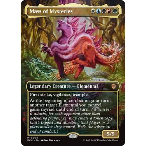 Mass of Mysteries (Borderless) (ECC-003) Foil