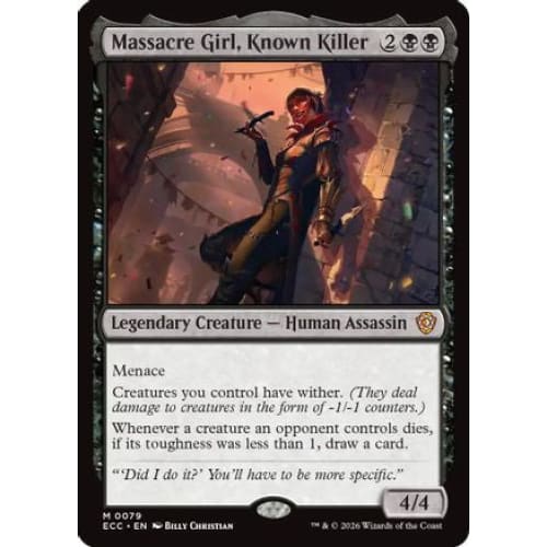 Massacre Girl, Known Killer (ECC-079)