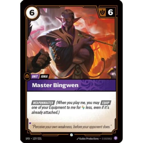 Master Bingwen (127/221) - Spiritforged