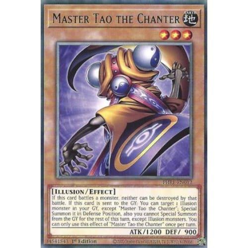 Master Tao the Chanter - PHRE-EN012 Rare 1st Edition