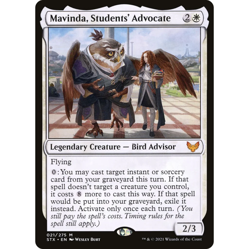 Mavinda, Students' Advocate (STX-021) Foil
