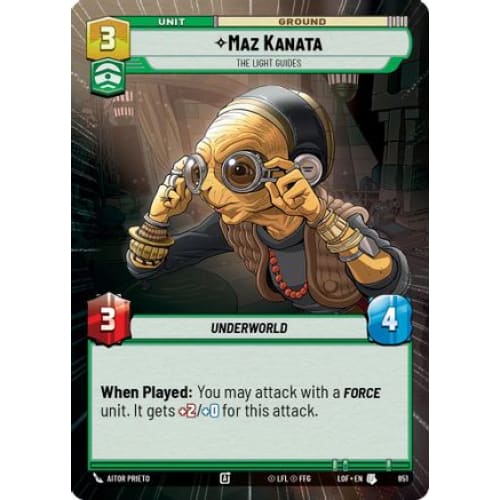 Maz Kanata - The Light Guides (Hyperspace Foil) (851)  Foil