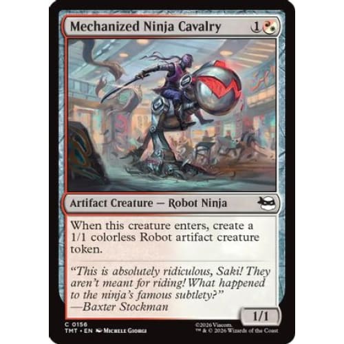 Mechanized Ninja Cavalry (TMT-156)