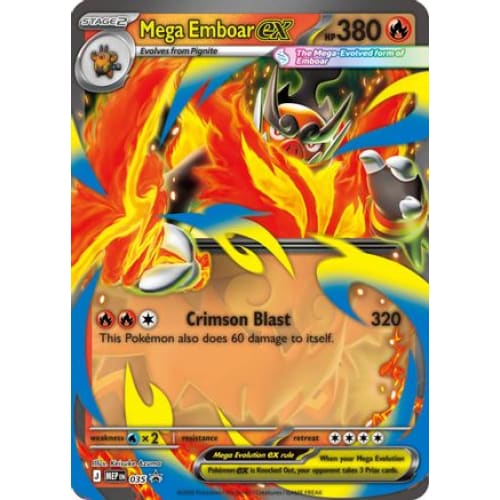 Mega Emboar ex - 035 (35) Promo Holofoil