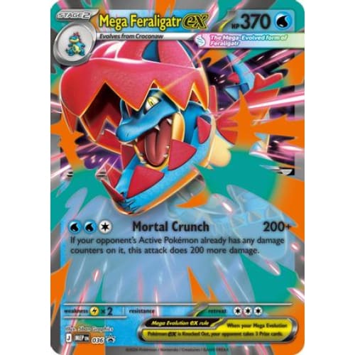 Mega Feraligatr ex - 036 (36) Promo Holofoil