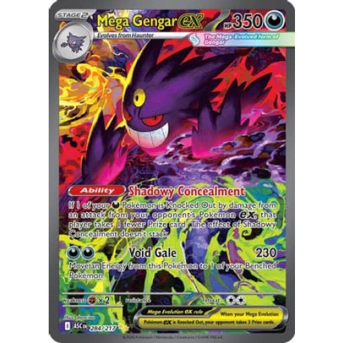 Mega Gengar ex - 284/217 (284) Special Illustration Rare Holofoil