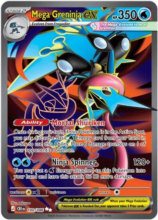 Mega Greninja ex - 100/086 (100) Ultra Rare Holofoil