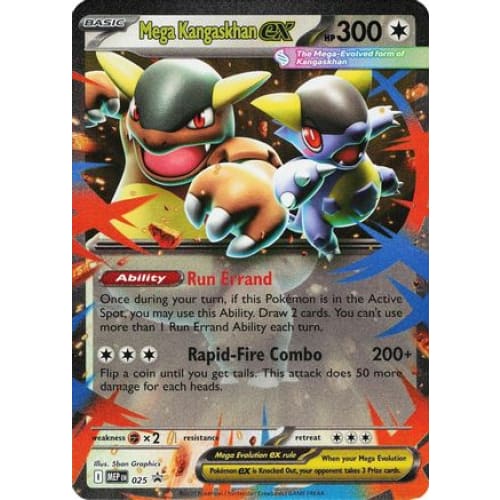 Mega Kangaskhan ex - 025 (25) Promo Holofoil
