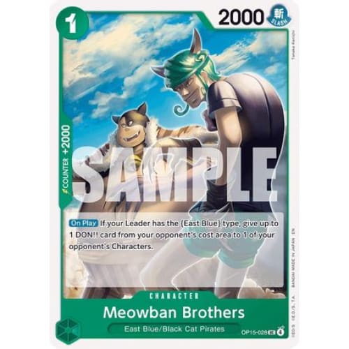 Meowban Brothers OP15-028 UC Adventure on Kami's Island